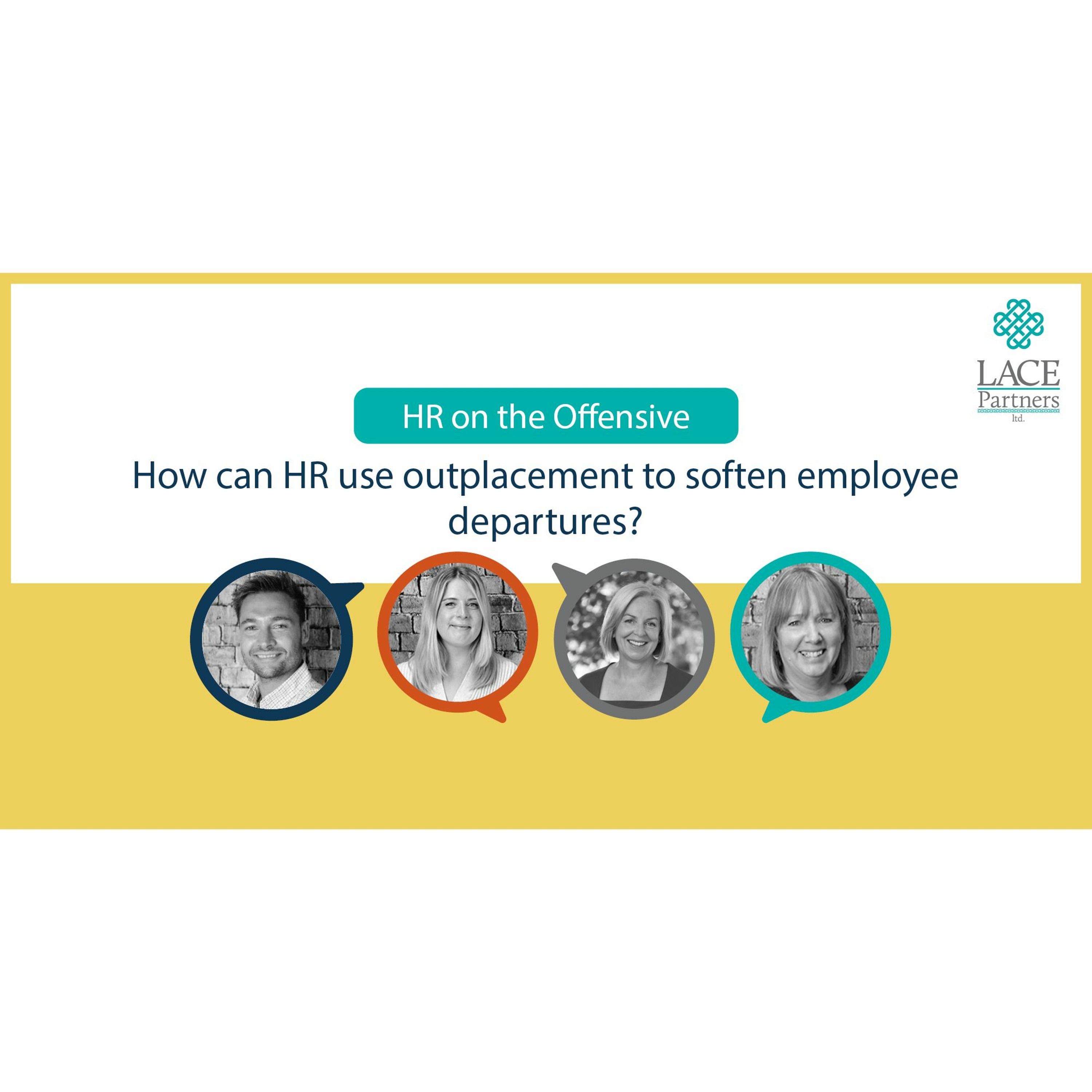 How can HR use outplacement to soften employee departures?